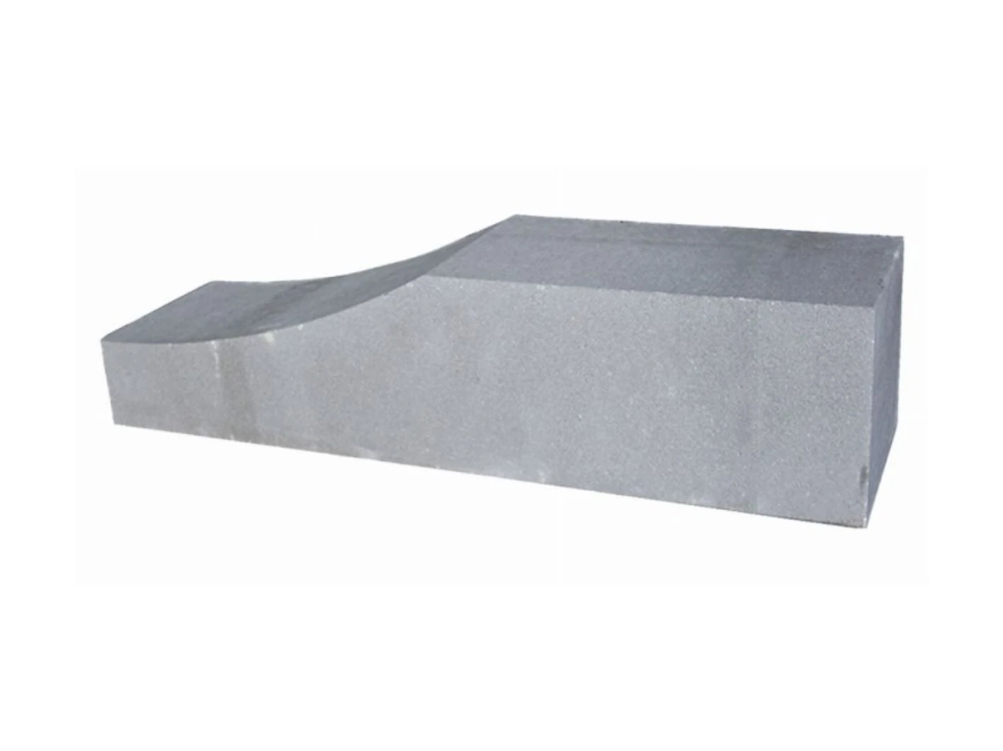 Stapelblok Palissade Wave Grijs 60 x 15 x 15 cm - Afbeelding 1